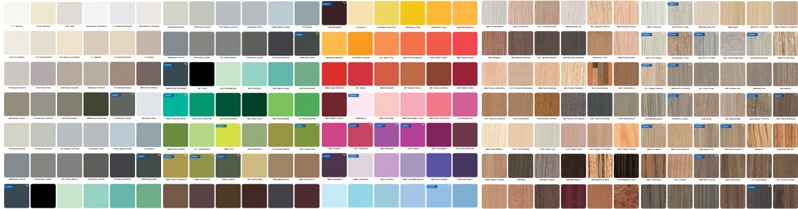 Vzorník barev stolní fotbaly